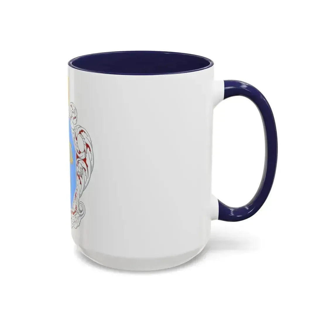Coat of Arms of the Ukrainian State - Accent Coffee Mug - Go Mug Yourself