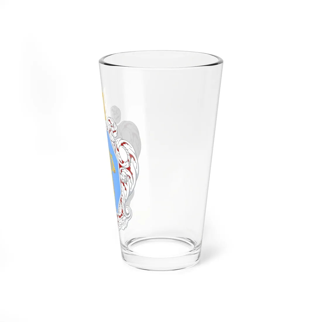 Coat of arms of the Ukrainian State (Ukraine) (Coat of Arms) Pint Glass 16oz - Go Mug Yourself