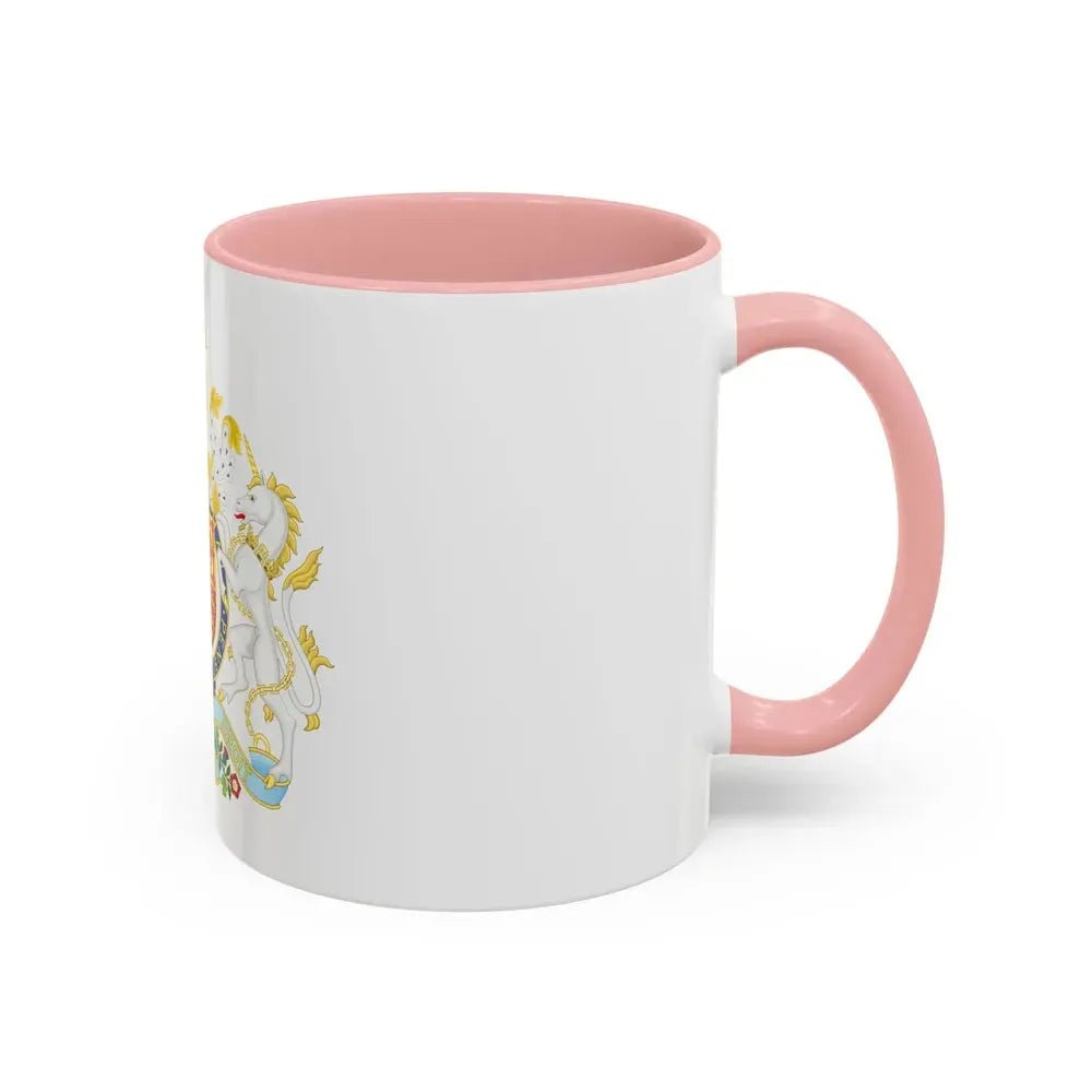Coat of Arms of the United Kingdom (1801-1816) - Accent Coffee Mug - Go Mug Yourself