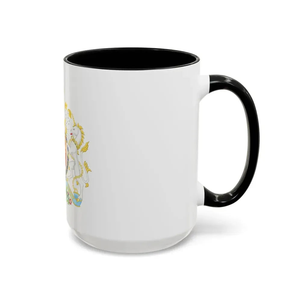 Coat of Arms of the United Kingdom (1801-1816) - Accent Coffee Mug - Go Mug Yourself