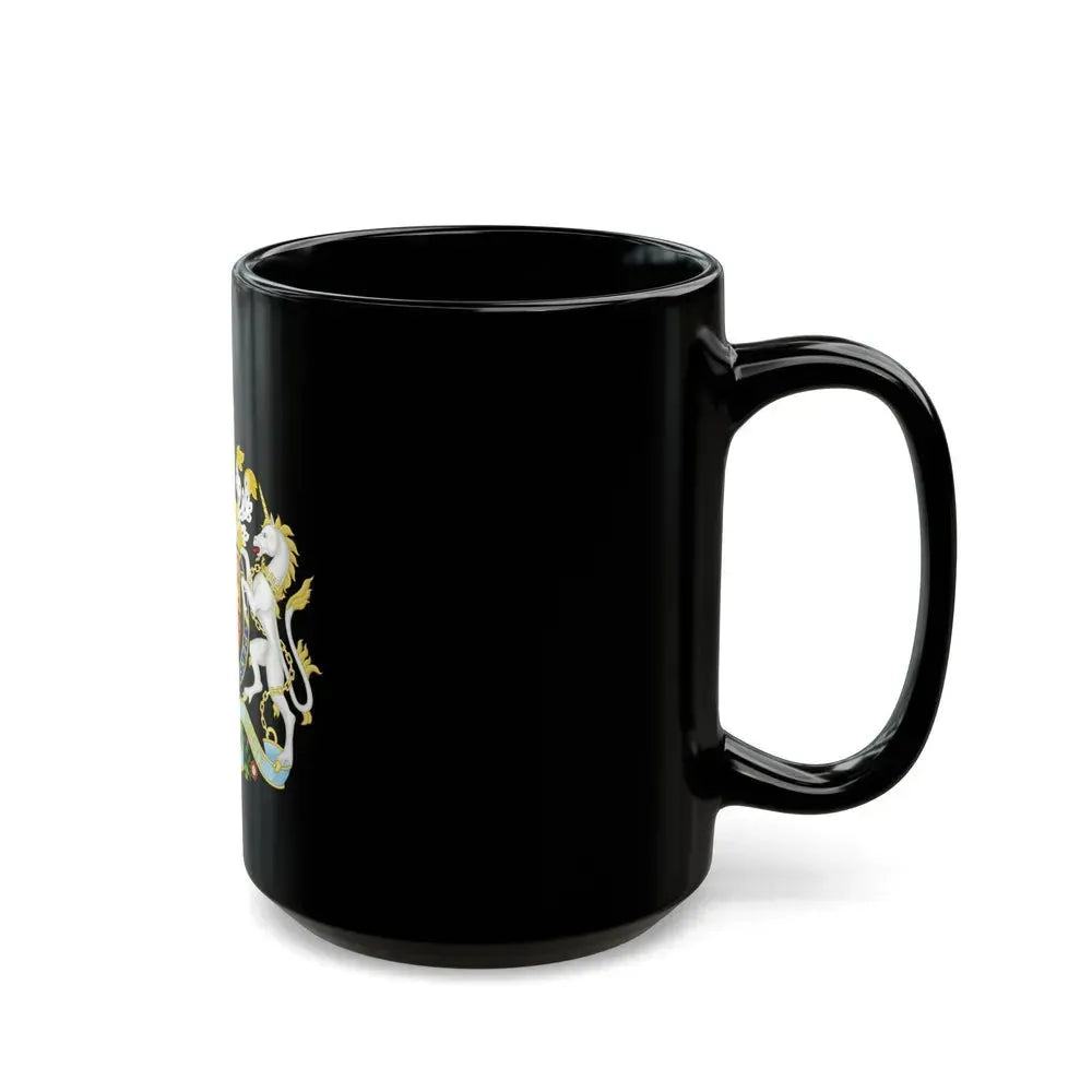 Coat of Arms of the United Kingdom (1801-1816) - Black Coffee Mug - Go Mug Yourself