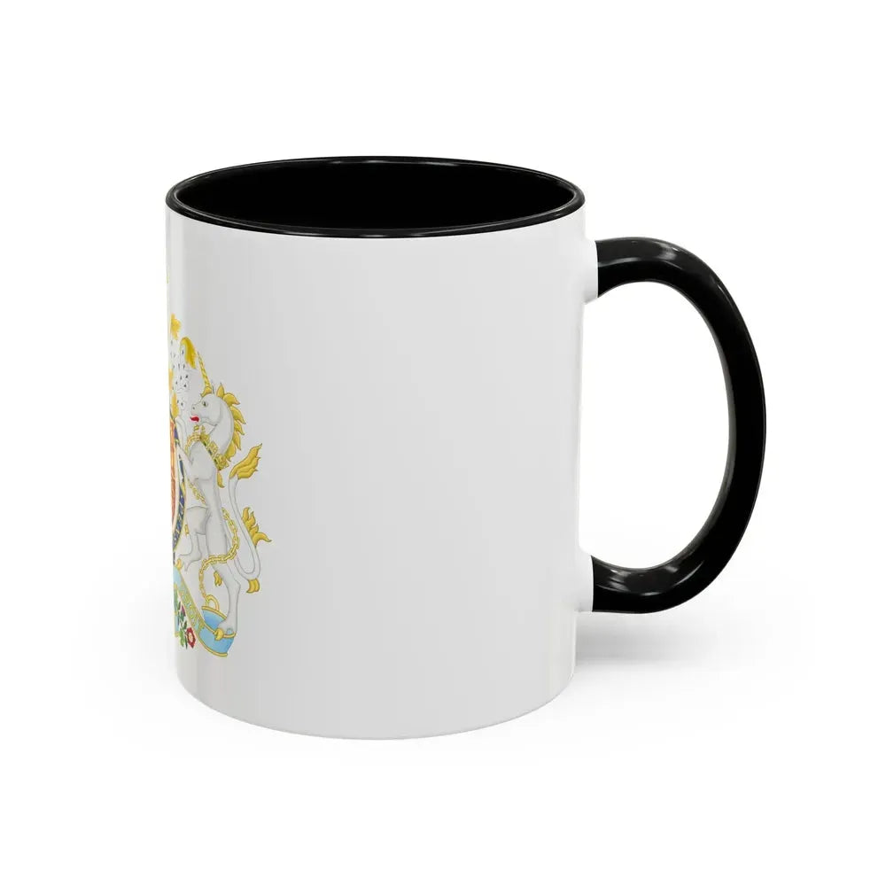 Coat of Arms of the United Kingdom (1816-1837) - Accent Coffee Mug - Go Mug Yourself