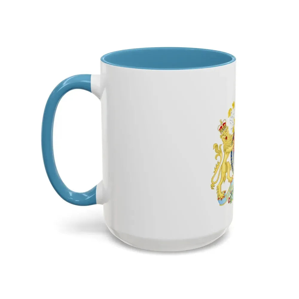 Coat of Arms of the United Kingdom (1816-1837) - Accent Coffee Mug - Go Mug Yourself