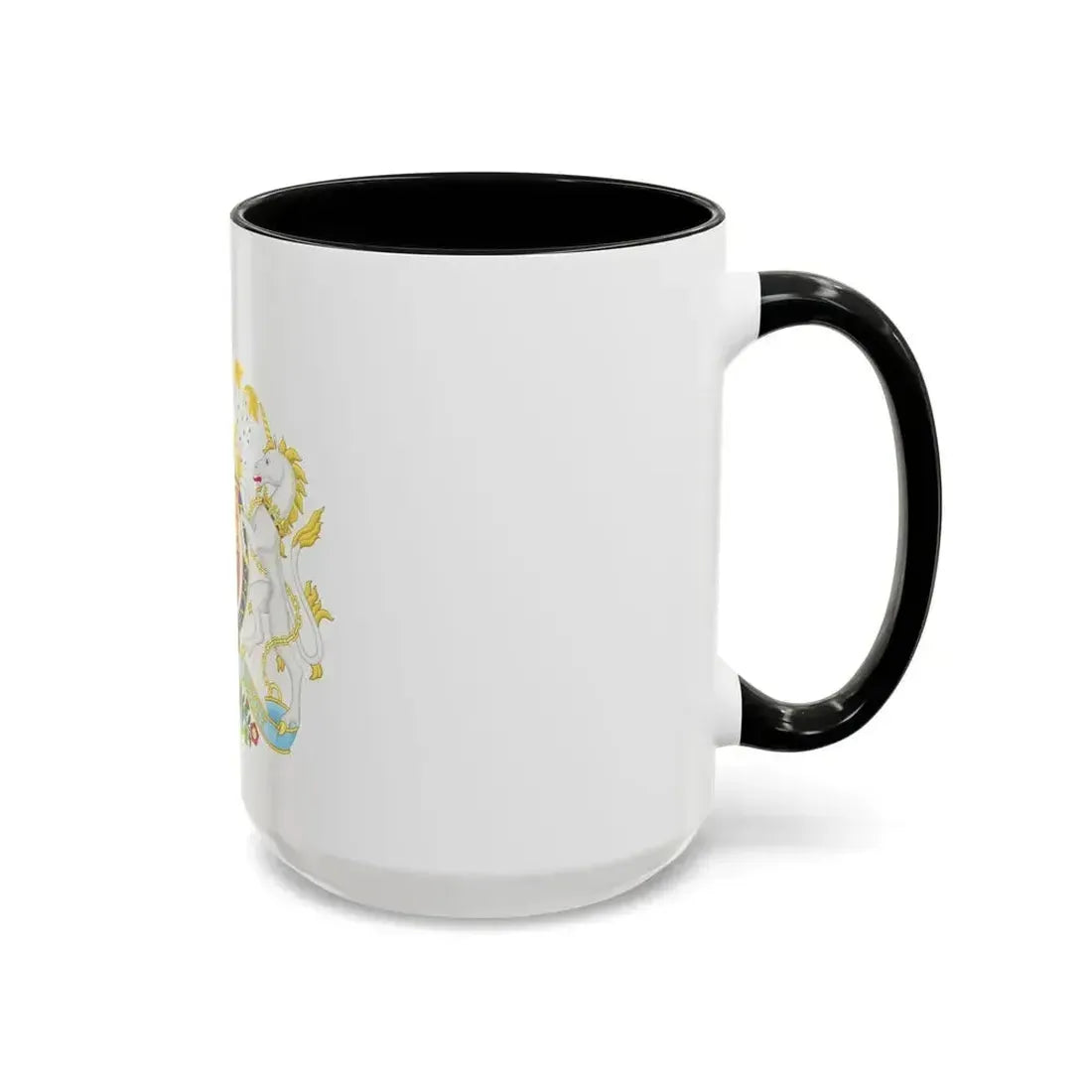 Coat of arms of the United Kingdom (1901-1952) - Accent Coffee Mug - Go Mug Yourself