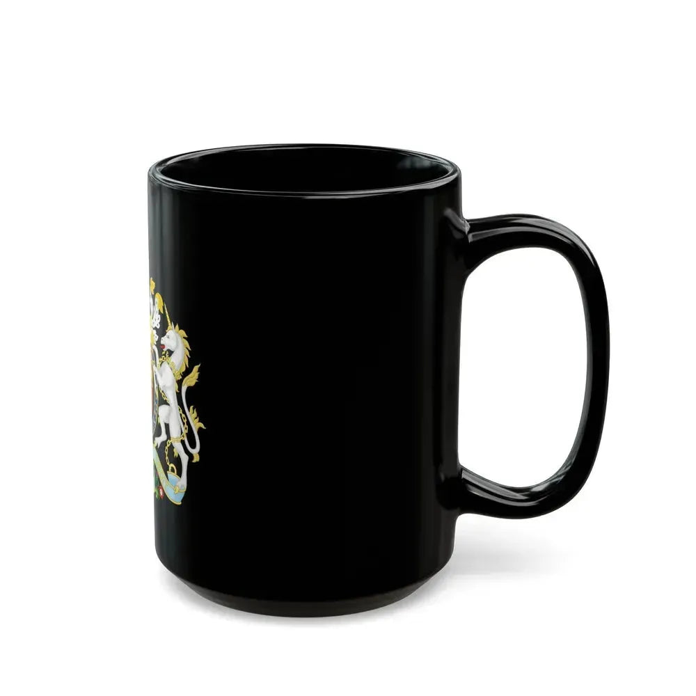 Coat of arms of the United Kingdom (1901-1952) - Black Coffee Mug - Go Mug Yourself