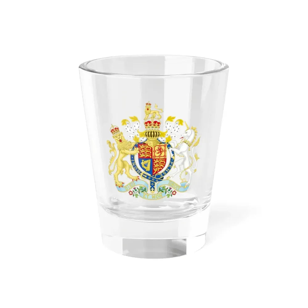 Coat of arms of the United Kingdom (1901-1952) - Shot Glass 1.5oz 1.5oz - Go Mug Yourself