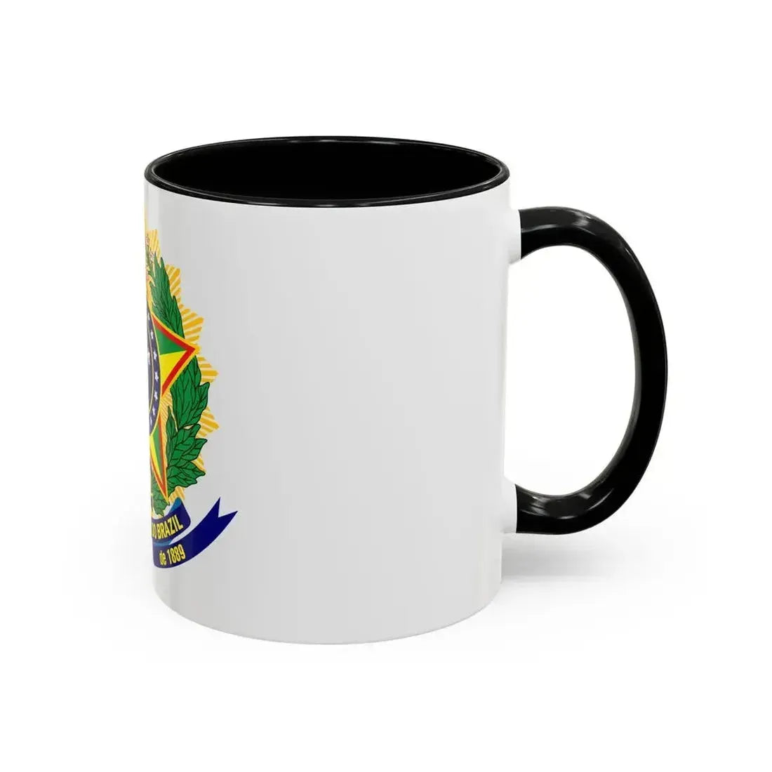 Coat of arms of the United States of Brazil - Accent Coffee Mug - Go Mug Yourself