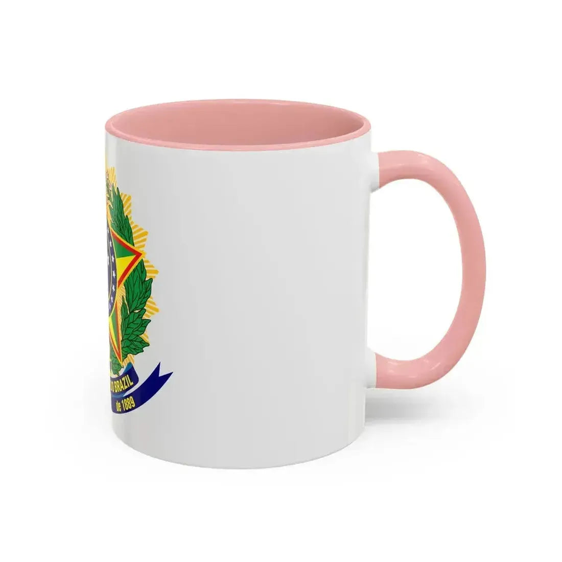 Coat of arms of the United States of Brazil - Accent Coffee Mug - Go Mug Yourself