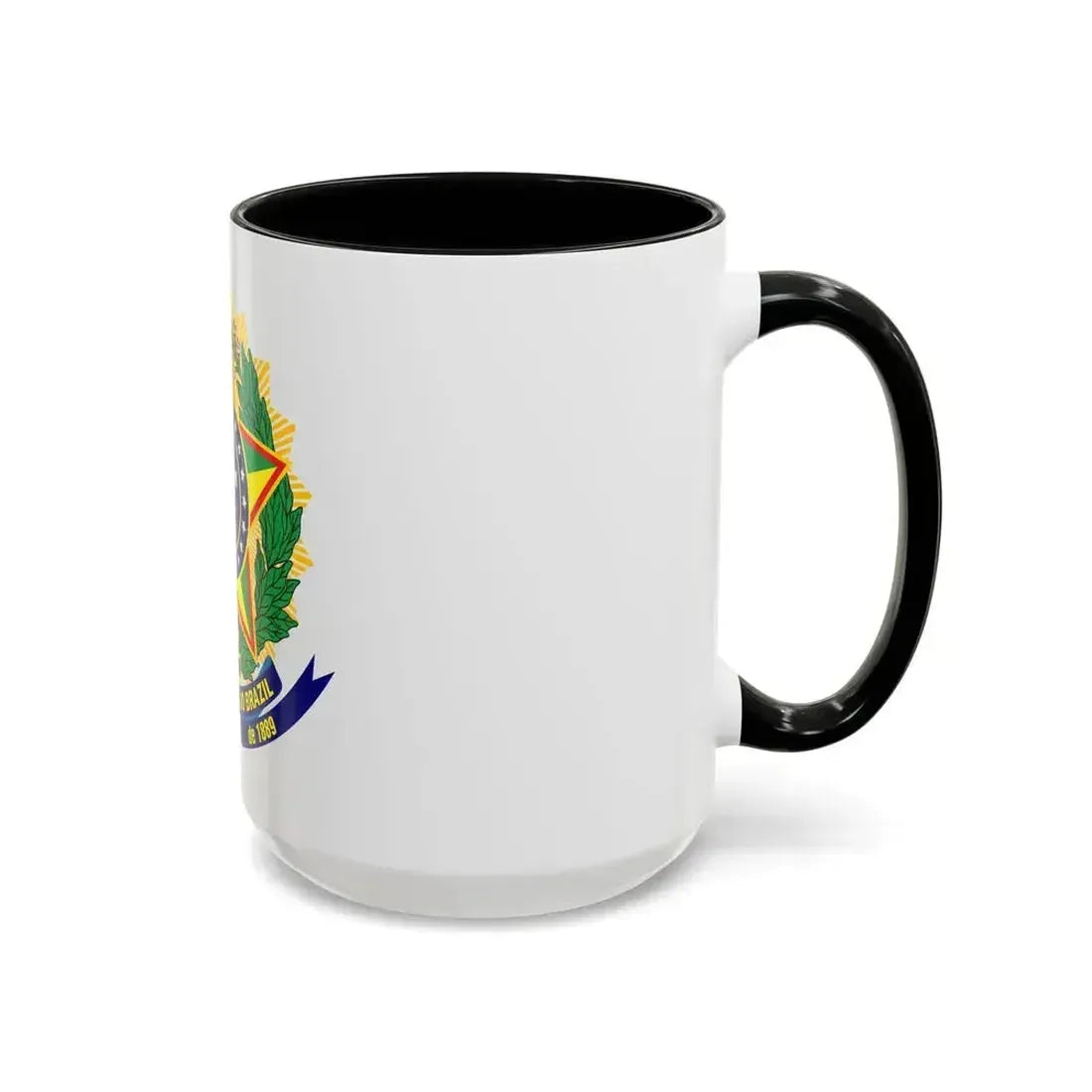 Coat of arms of the United States of Brazil - Accent Coffee Mug - Go Mug Yourself