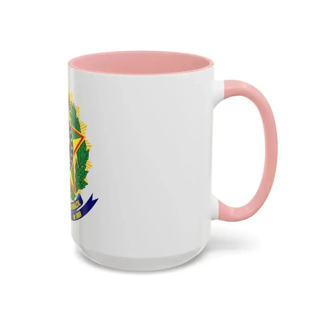 Coat of arms of the United States of Brazil - Accent Coffee Mug - Go Mug Yourself