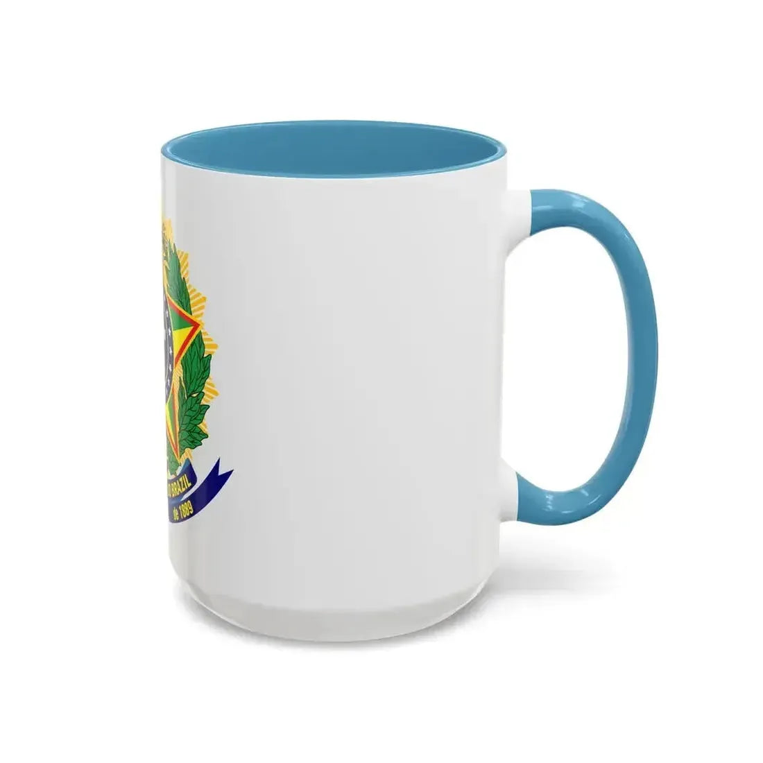 Coat of arms of the United States of Brazil - Accent Coffee Mug - Go Mug Yourself