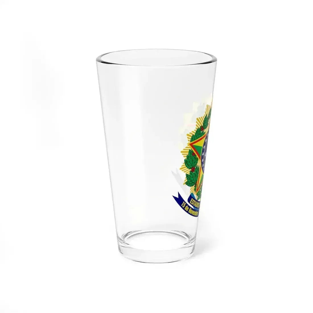 Coat of arms of the United States of Brazil - Pint Glass 16oz - Go Mug Yourself
