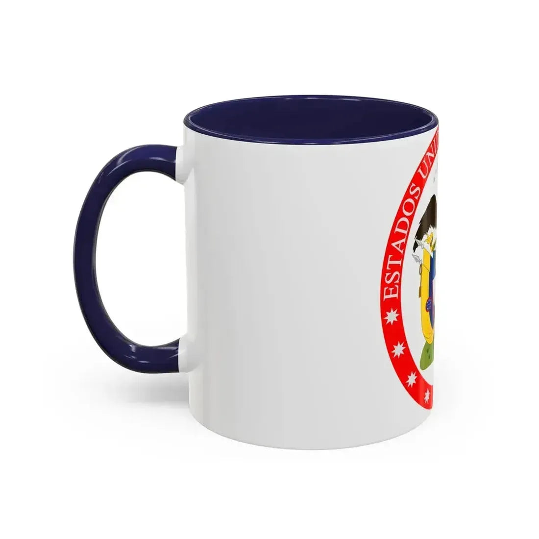 Coat of arms of the United States of Colombia - Accent Coffee Mug - Go Mug Yourself
