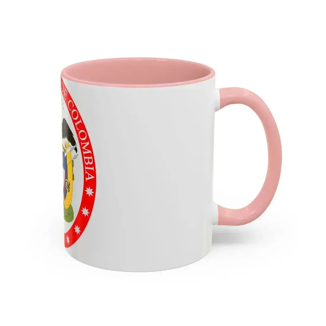 Coat of arms of the United States of Colombia - Accent Coffee Mug - Go Mug Yourself