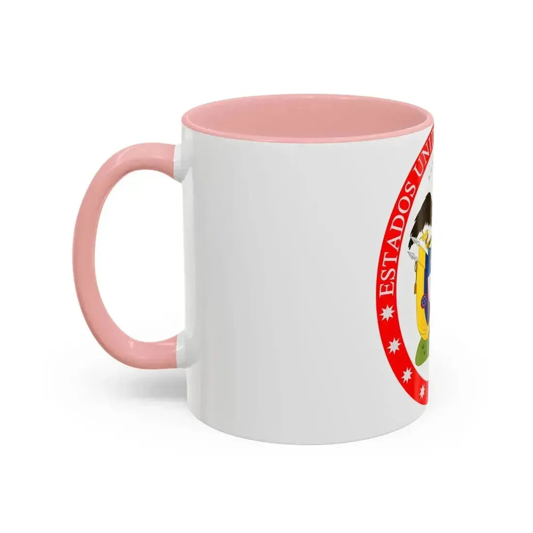Coat of arms of the United States of Colombia - Accent Coffee Mug - Go Mug Yourself