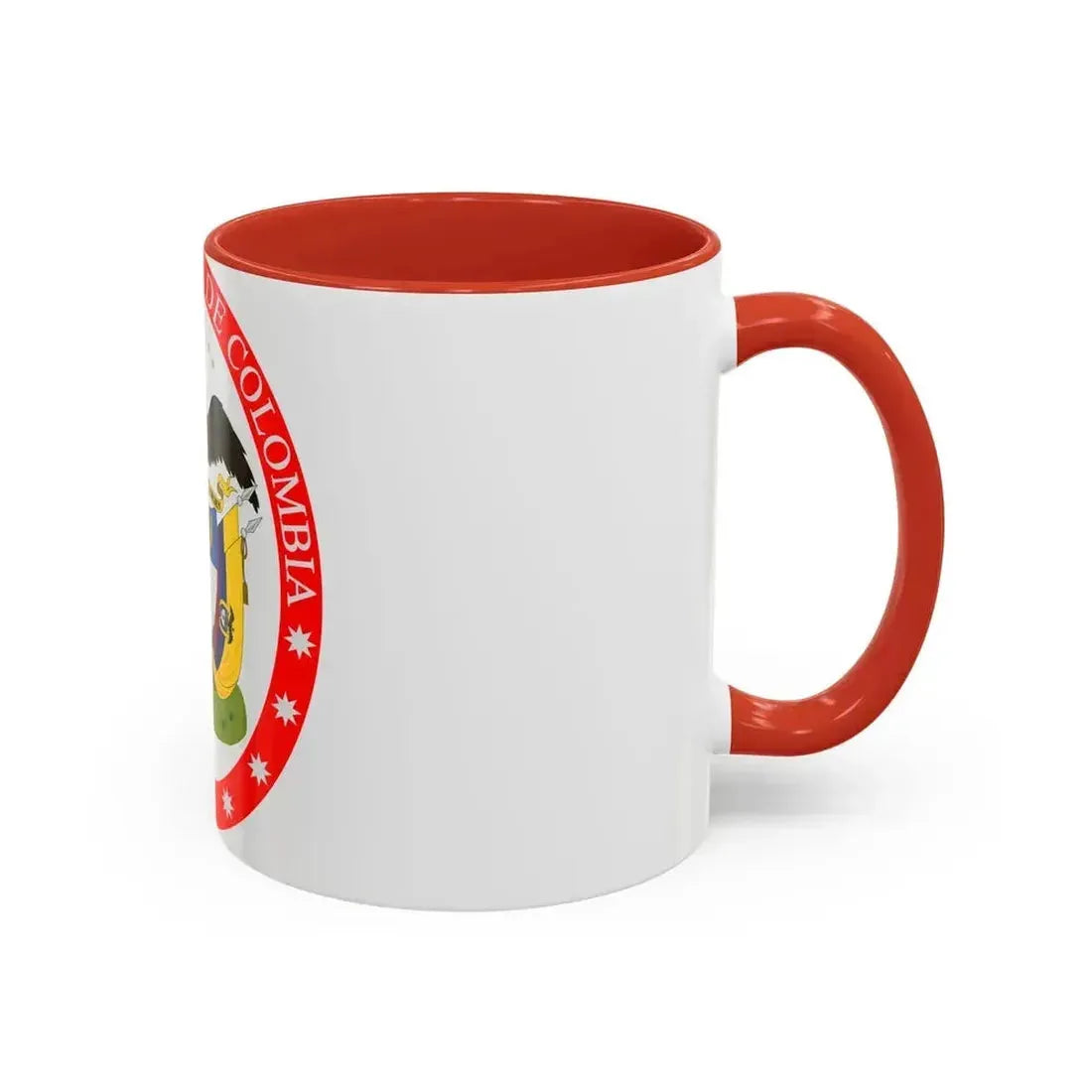 Coat of arms of the United States of Colombia - Accent Coffee Mug - Go Mug Yourself