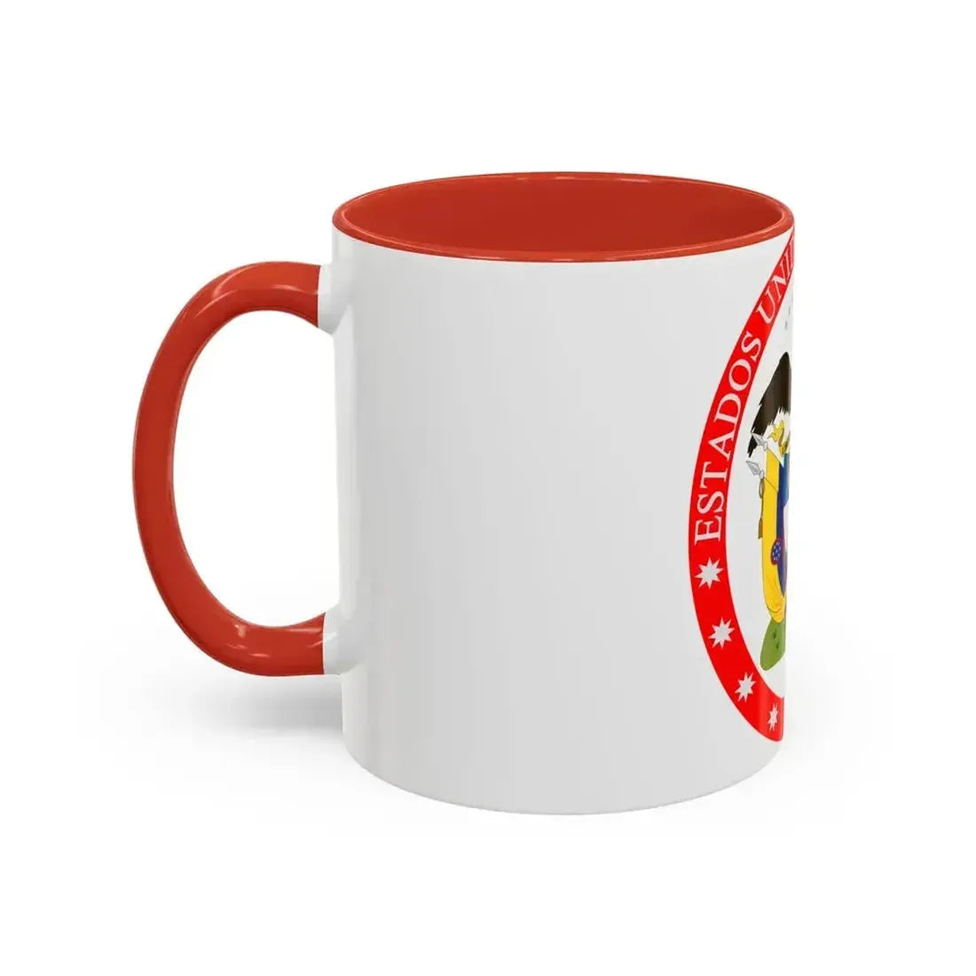 Coat of arms of the United States of Colombia - Accent Coffee Mug - Go Mug Yourself