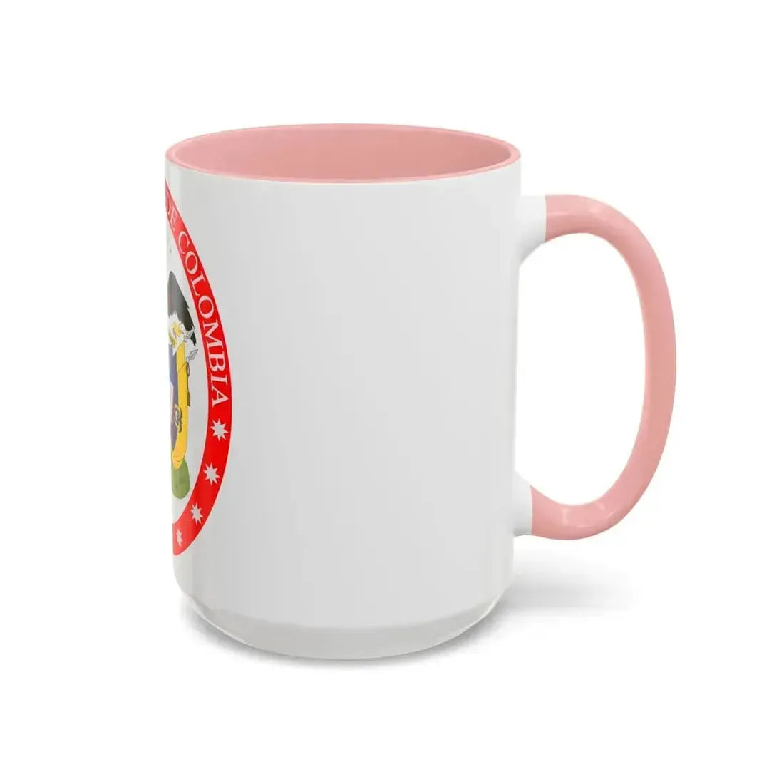 Coat of arms of the United States of Colombia - Accent Coffee Mug - Go Mug Yourself