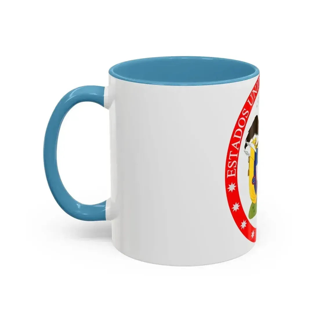 Coat of arms of the United States of Colombia - Accent Coffee Mug - Go Mug Yourself