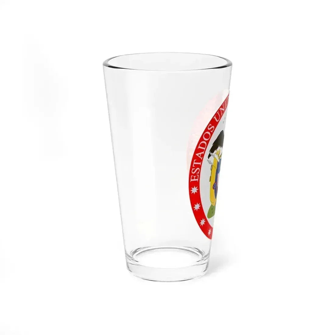 Coat of arms of the United States of Colombia - Pint Glass 16oz - Go Mug Yourself