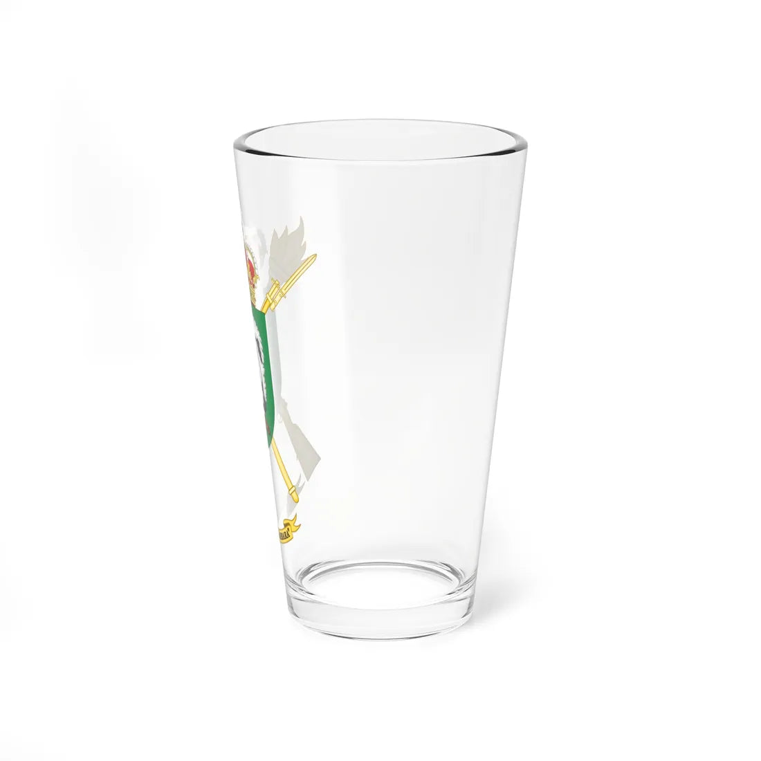 Coat of Arms of the USAC Santa Bárbara (Spain) (Coat of Arms) Pint Glass 16oz - Go Mug Yourself