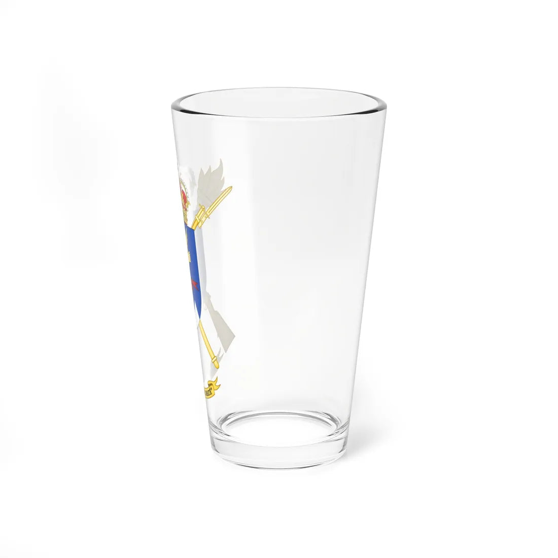 Coat of Arms of the USBA Coronel Maté (Spain) (Coat of Arms) Pint Glass 16oz - Go Mug Yourself
