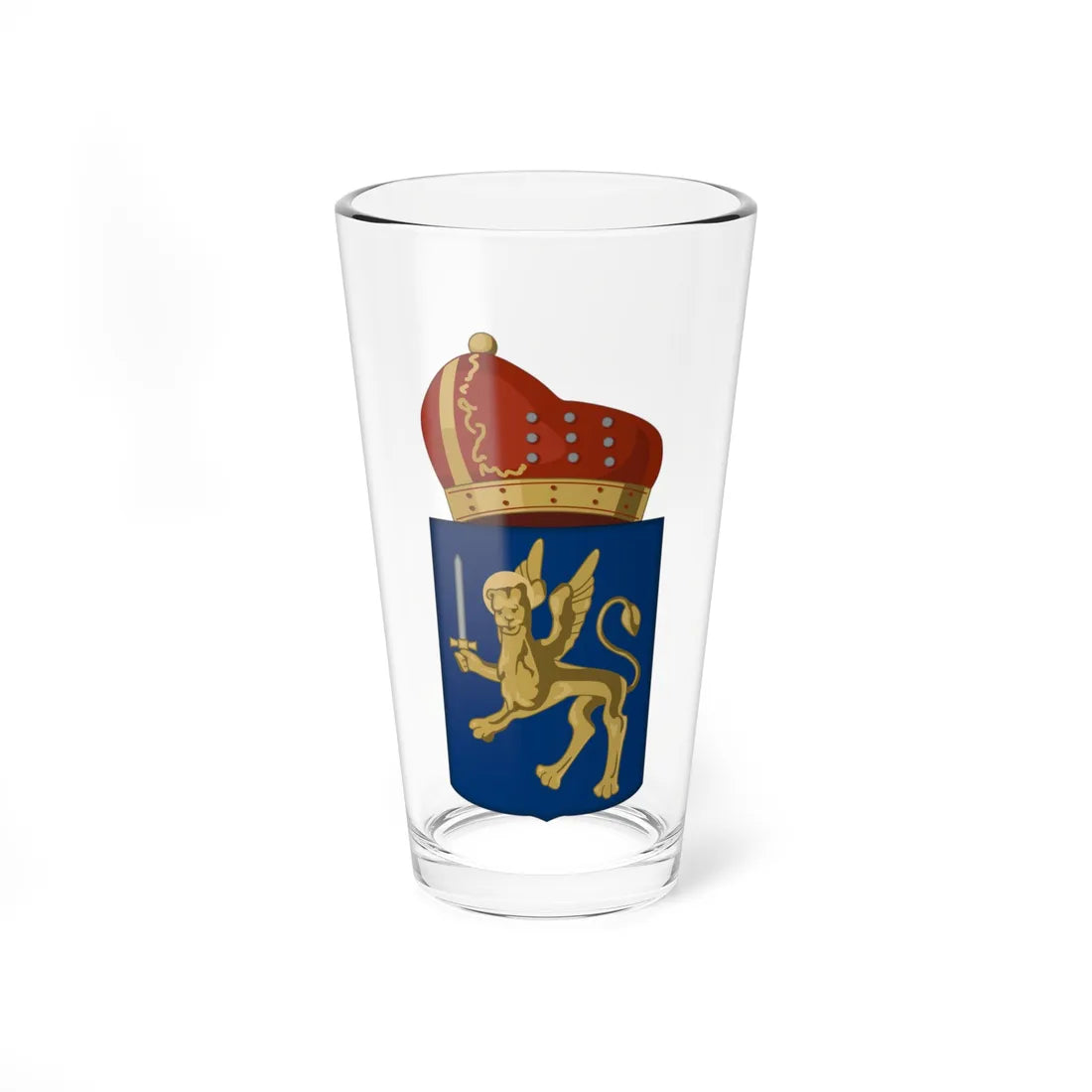 Coat of arms of the Venetian Province (Italy) (Coat of Arms) Pint Glass 16oz 16oz - Go Mug Yourself