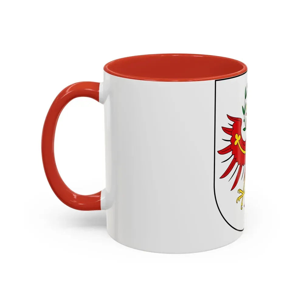 Coat of Arms of Tirol Austria - Accent Coffee Mug - Go Mug Yourself