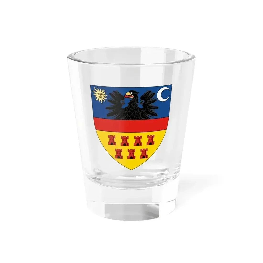 Coat of arms of Transylvania - Shot Glass 1.5oz 1.5oz - Go Mug Yourself