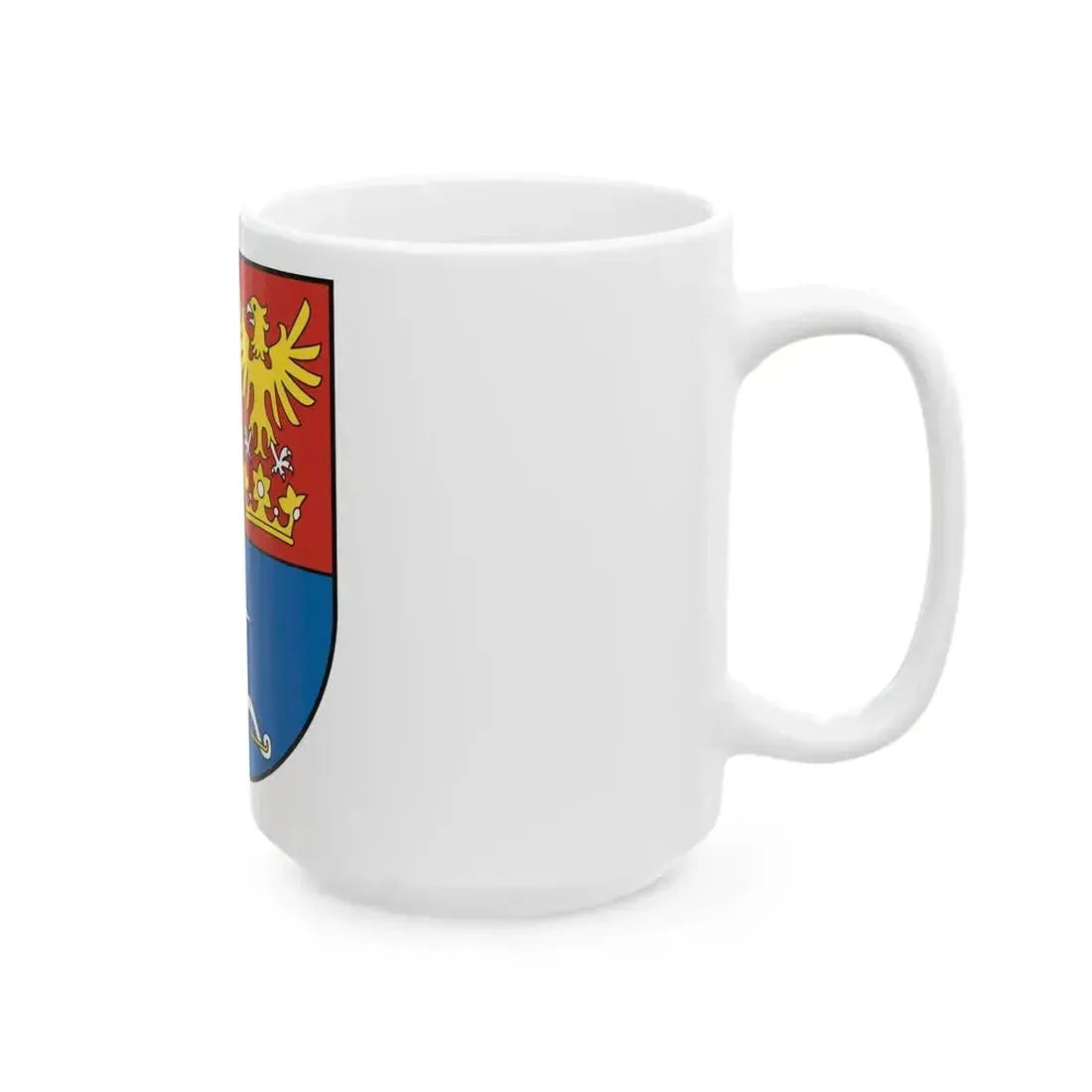 Coat Of Arms Of Trencin Region (Slovakia) White Coffee Mug - Go Mug Yourself