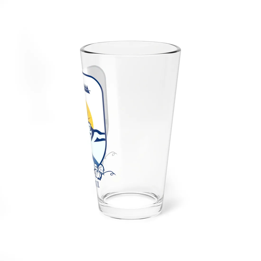 Coat of arms of Tuzi (Montenegro) (Coat of Arms) Pint Glass 16oz - Go Mug Yourself