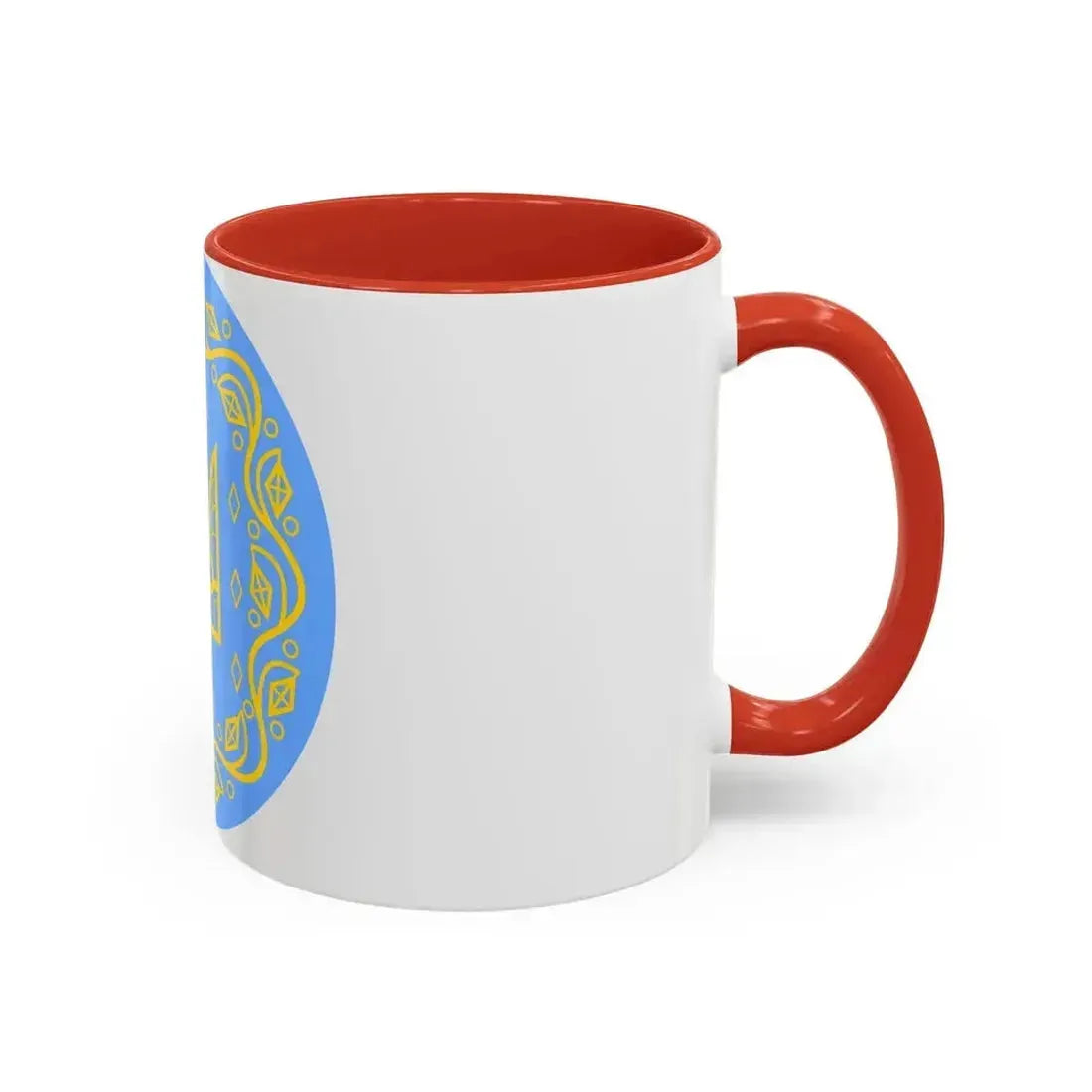 Coat of arms of Ukrainian People's Republic 2 - Accent Coffee Mug - Go Mug Yourself