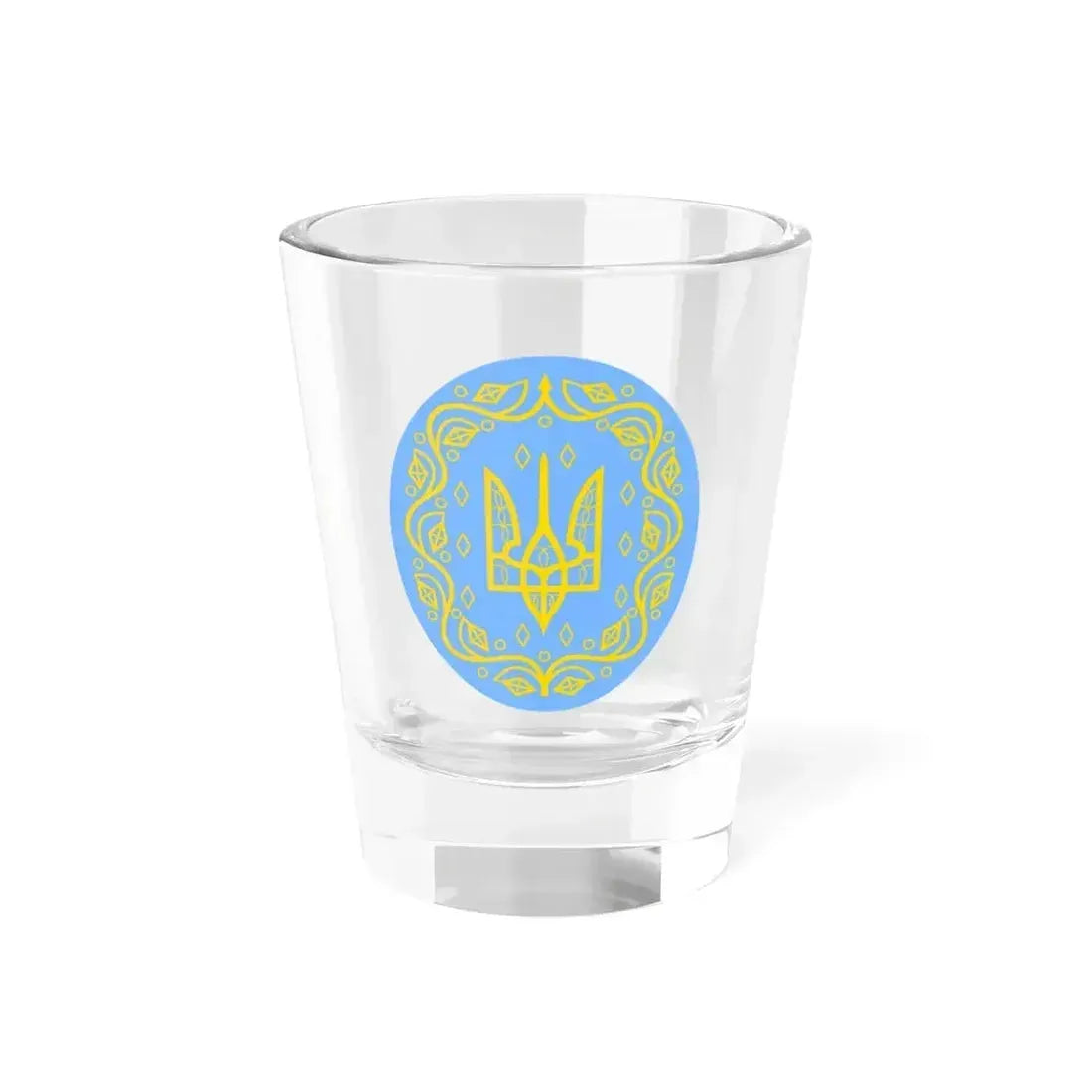 Coat of arms of Ukrainian People's Republic 2 - Shot Glass 1.5oz 1.5oz - Go Mug Yourself