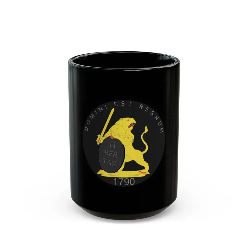 Coat of arms of United Belgian States - Black Coffee Mug 15oz - Go Mug Yourself