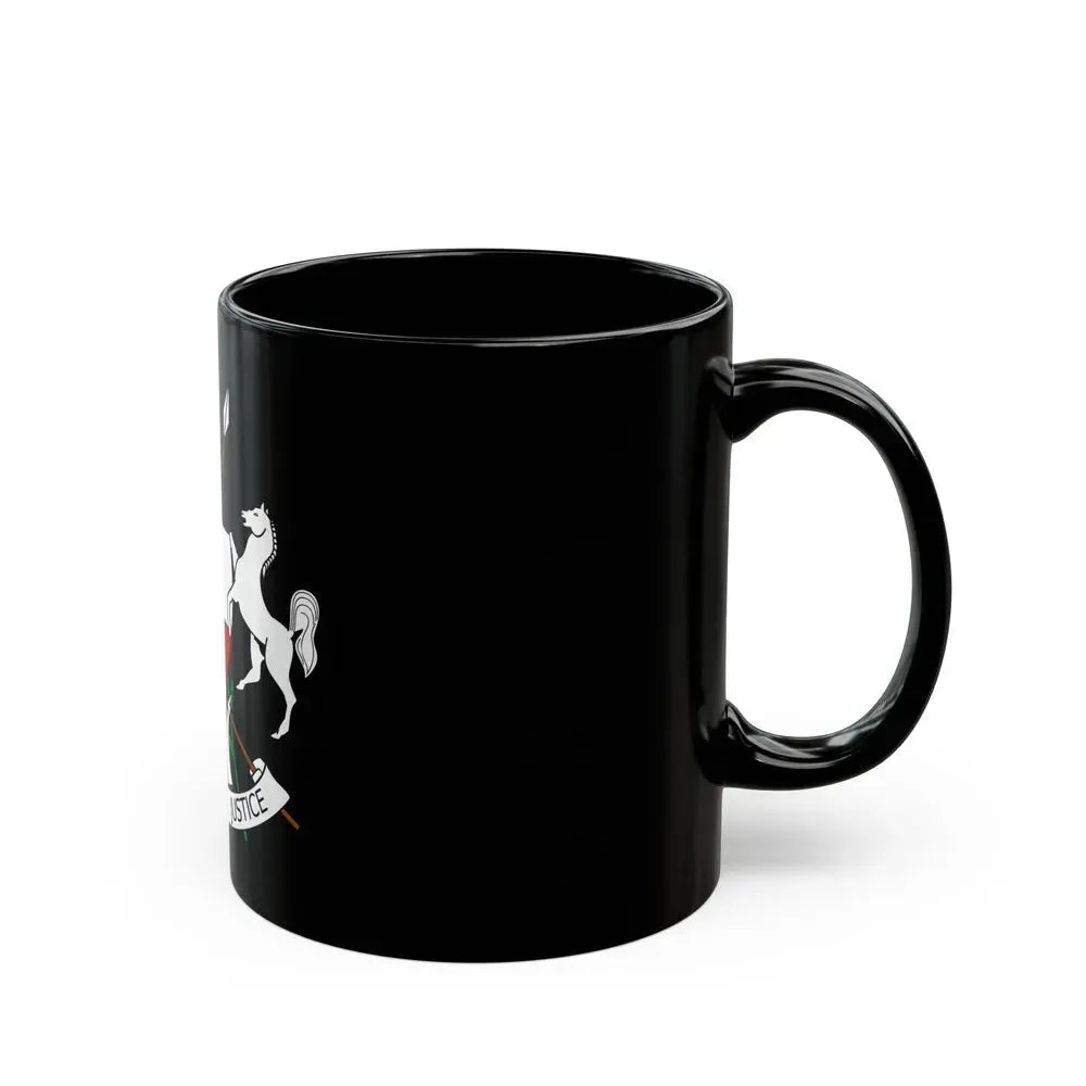 Coat of arms of Upper Volta (1967-1984) - Black Coffee Mug - Go Mug Yourself