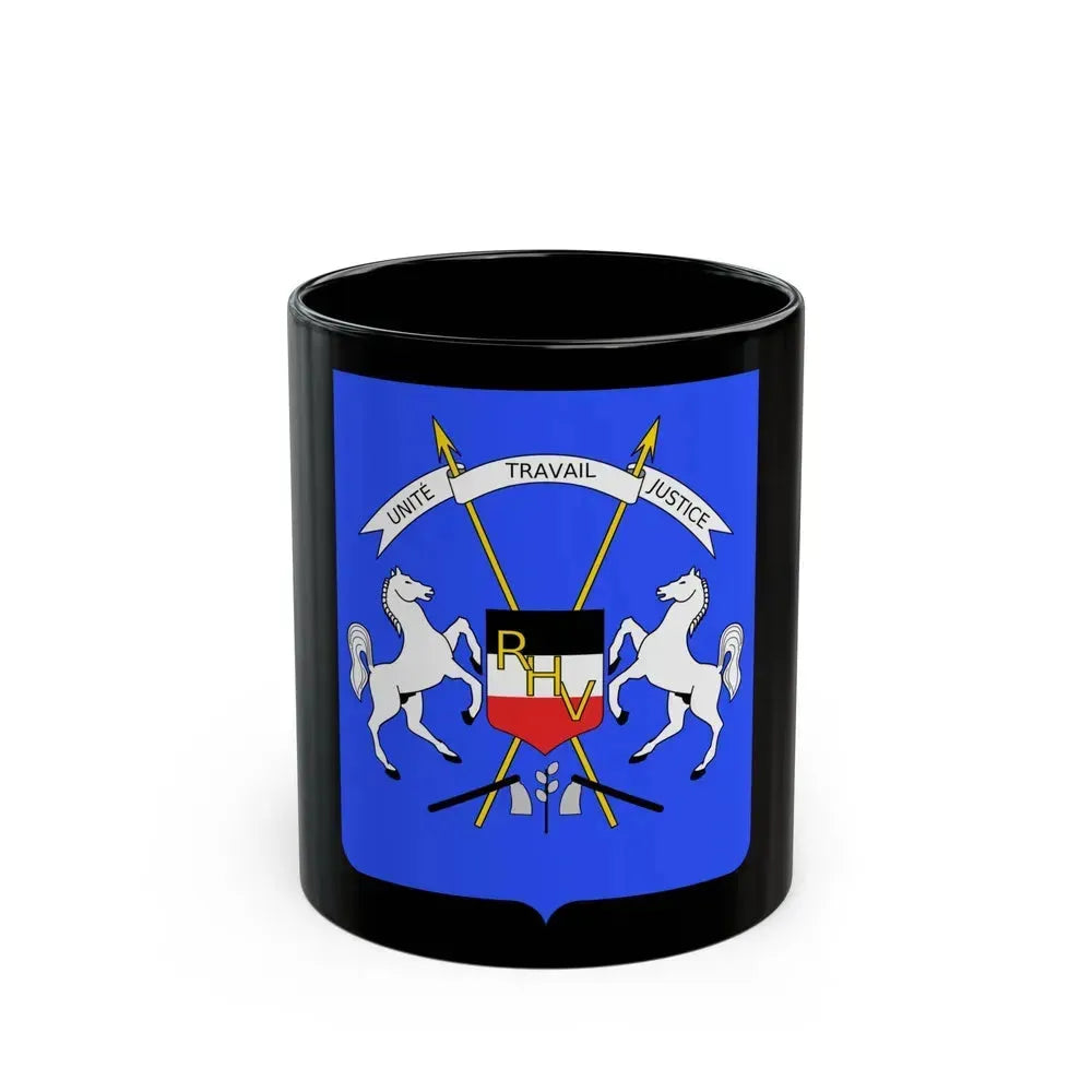 Coat of arms of Upper Volta - Black Coffee Mug 11oz - Go Mug Yourself