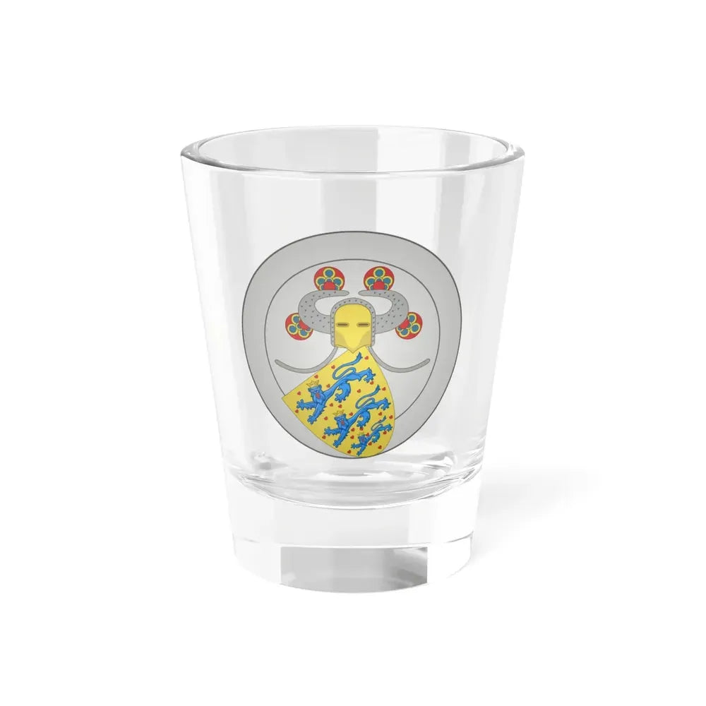 Coat of arms of Valdemar IV of Denmark - Shot Glass 1.5oz 1.5oz - Go Mug Yourself