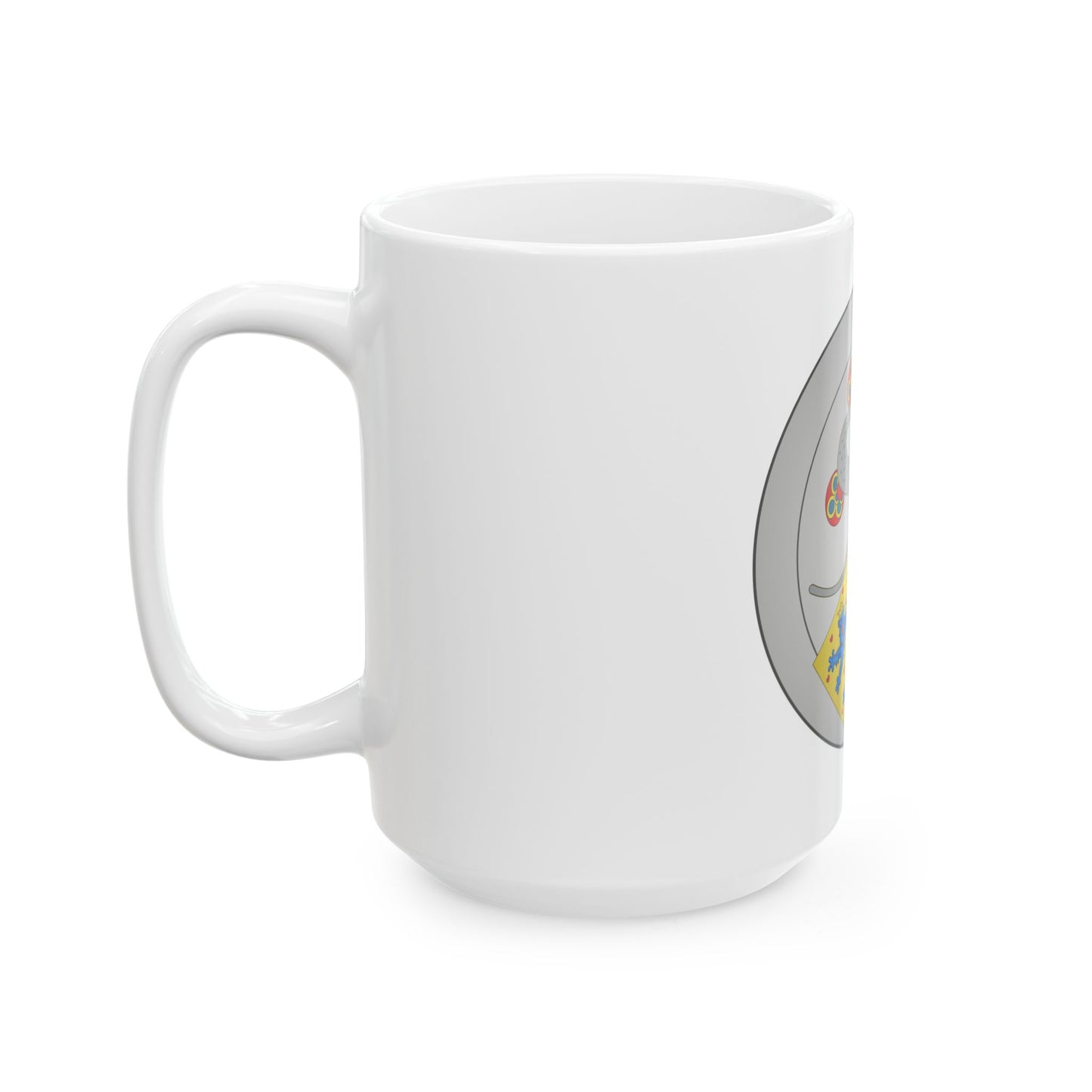 Coat of arms of Valdemar IV of Denmark - White Coffee Mug-Go Mug Yourself