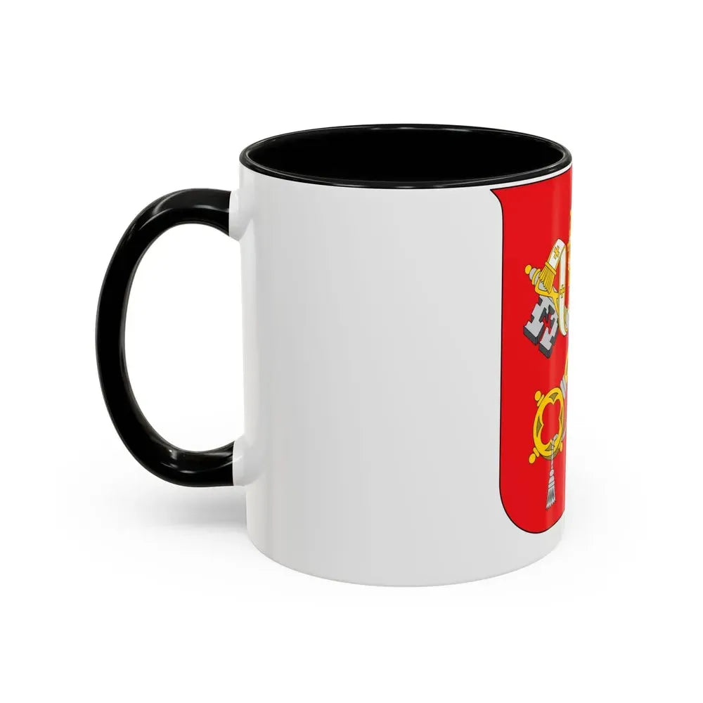 Coat of arms of Vatican City State - Accent Coffee Mug - Go Mug Yourself