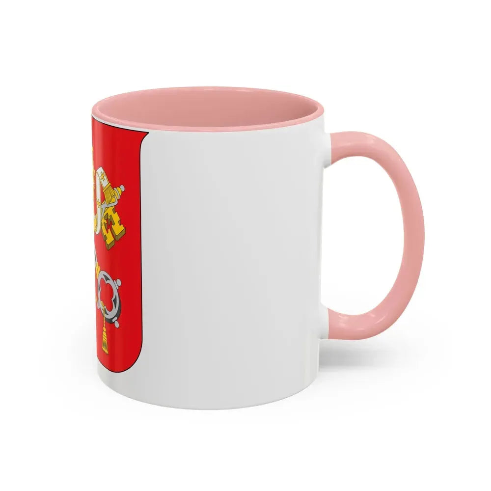 Coat of arms of Vatican City State - Accent Coffee Mug - Go Mug Yourself