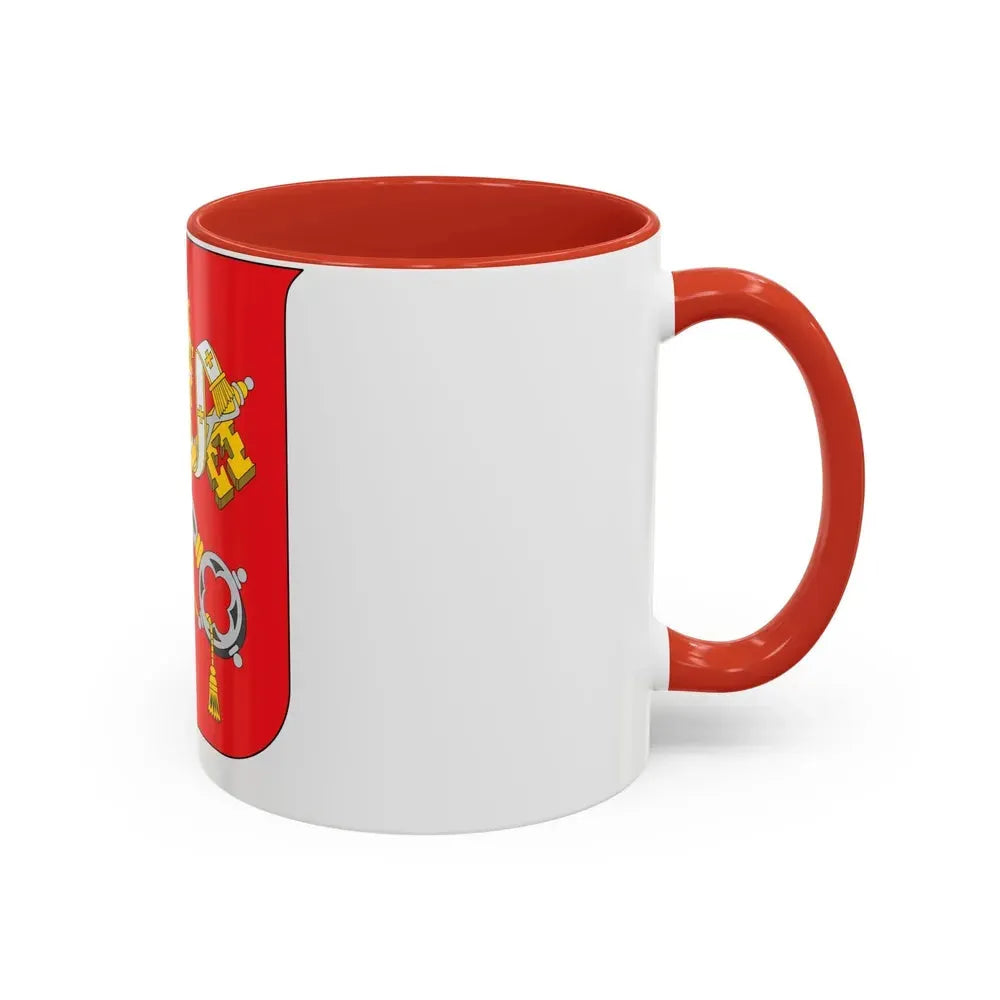 Coat of arms of Vatican City State - Accent Coffee Mug - Go Mug Yourself