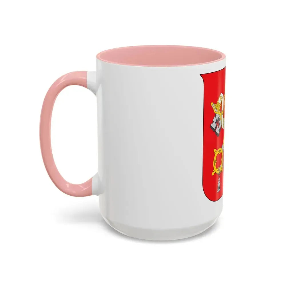 Coat of arms of Vatican City State - Accent Coffee Mug - Go Mug Yourself