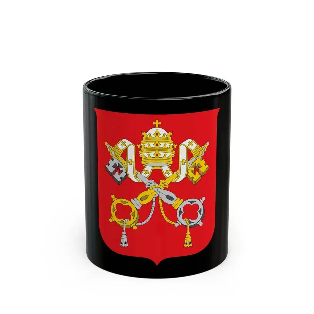 Coat of arms of Vatican City State - Black Coffee Mug 11oz - Go Mug Yourself