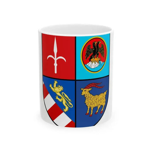 Coat of arms of Venezia Giulia (Italy) White Coffee Mug 11oz - Go Mug Yourself
