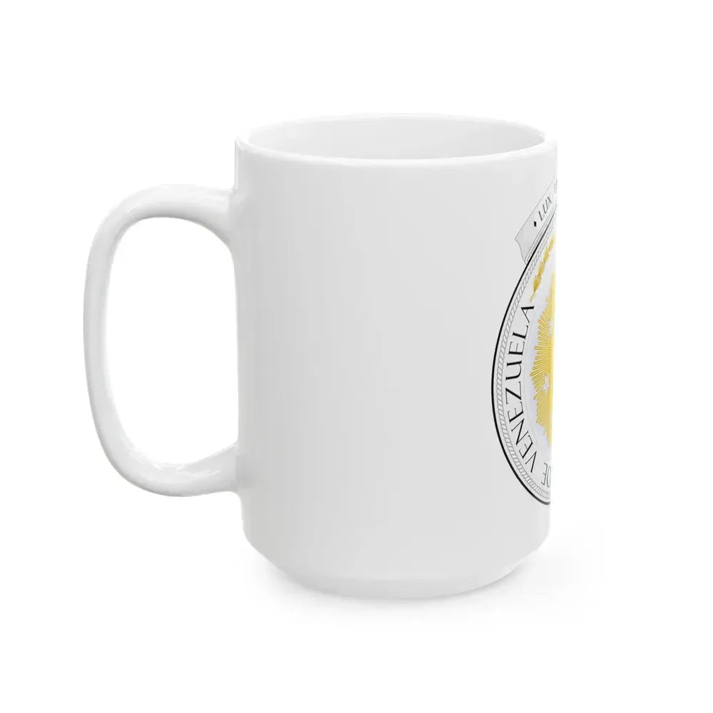 Coat of arms of Venezuela (1810) - White Coffee Mug - Go Mug Yourself