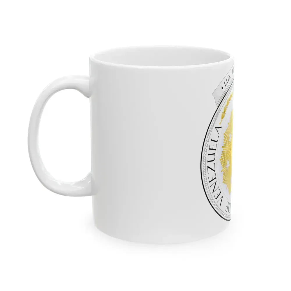 Coat of arms of Venezuela (1810) - White Coffee Mug - Go Mug Yourself