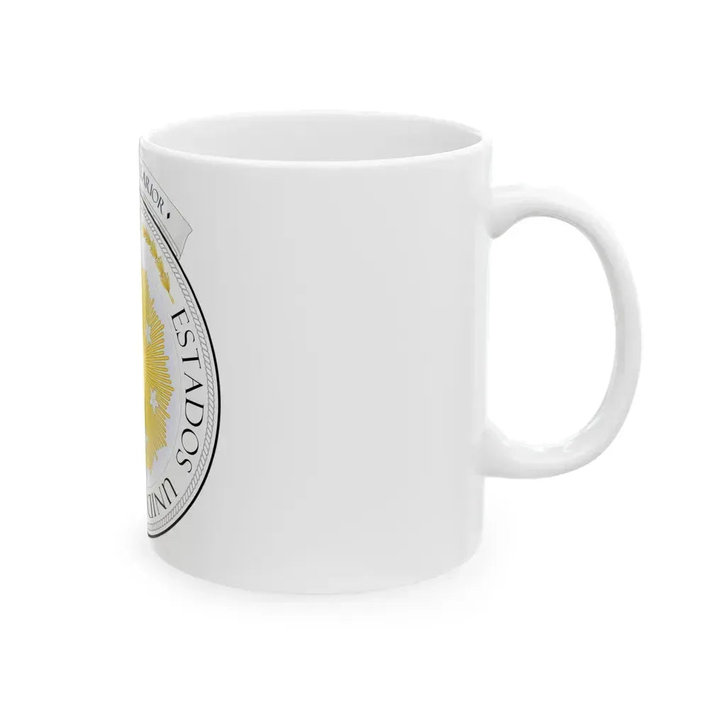 Coat of arms of Venezuela (1810) - White Coffee Mug - Go Mug Yourself