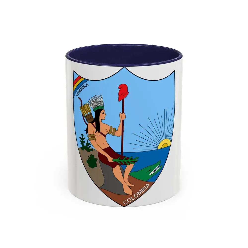 Coat of arms of Venezuela (1811) - Accent Coffee Mug 11oz Navy - Go Mug Yourself