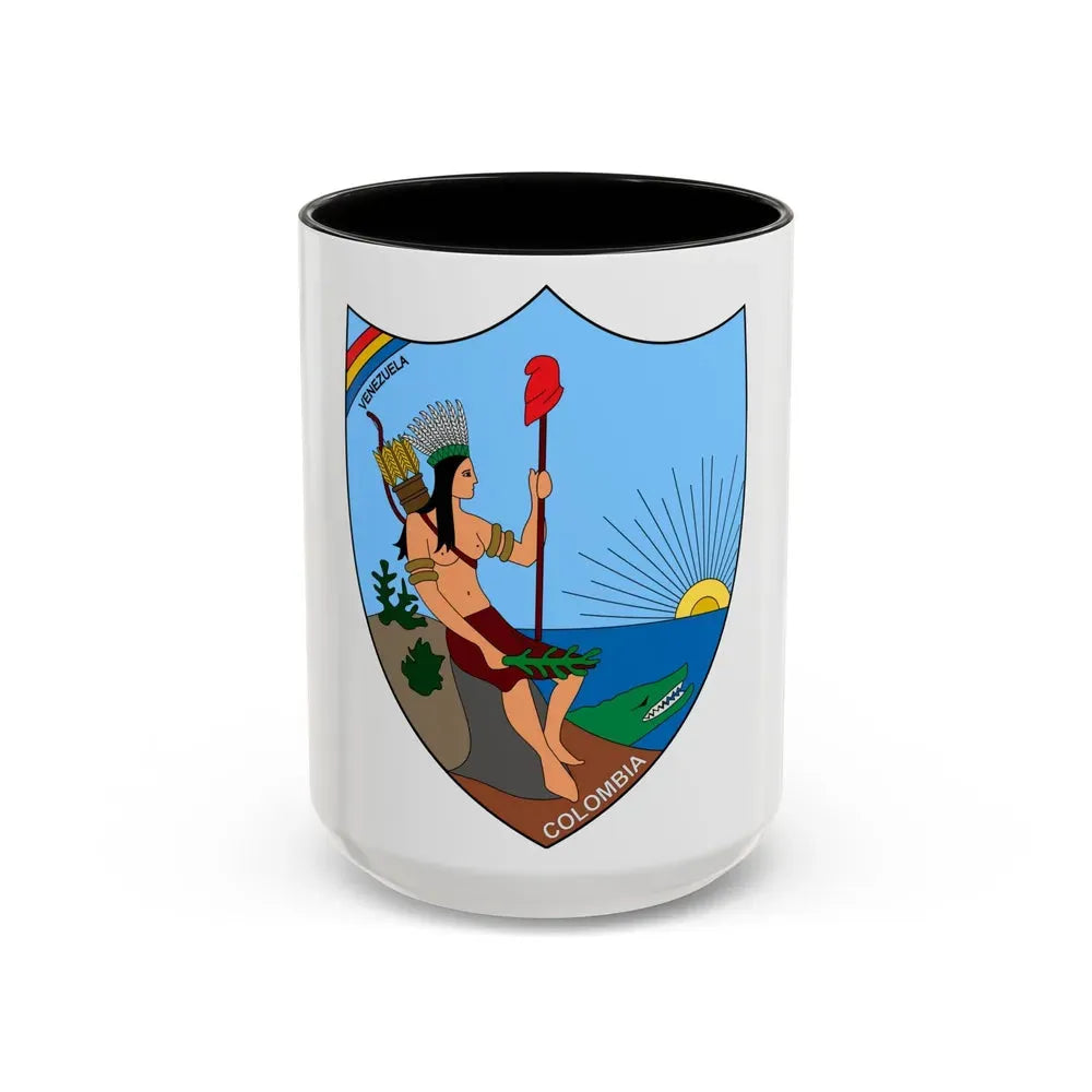 Coat of arms of Venezuela (1811) - Accent Coffee Mug 15oz Black - Go Mug Yourself