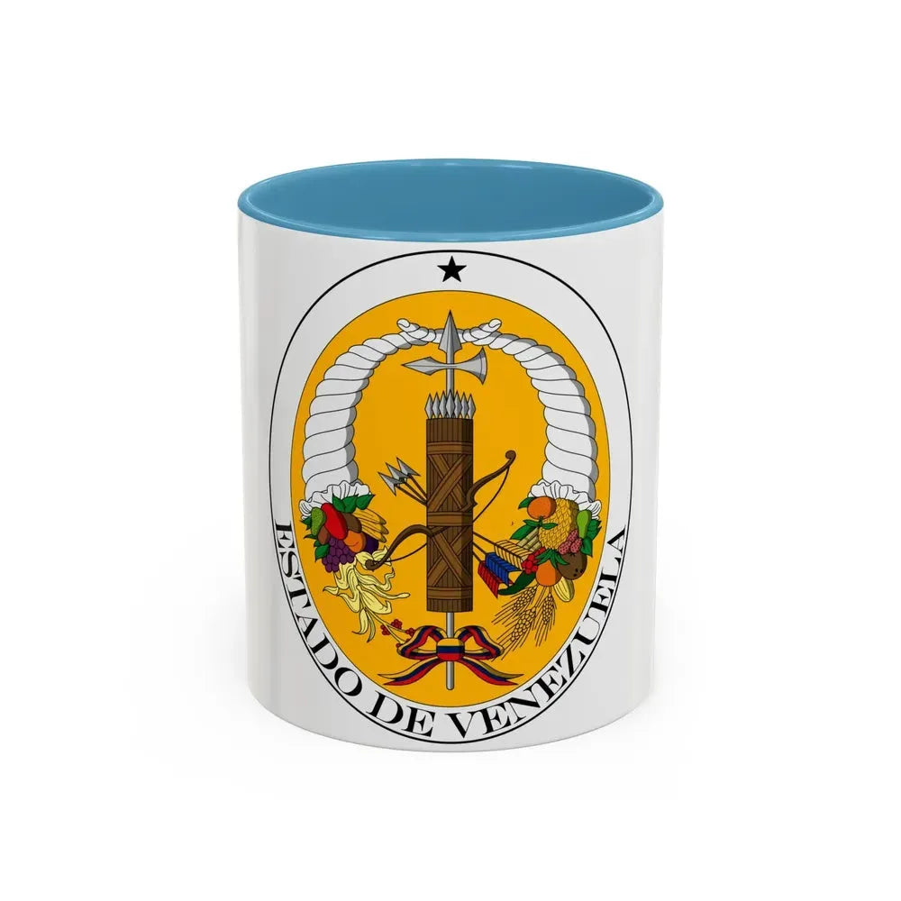 Coat of arms of Venezuela (1830-1836) - Accent Coffee Mug 11oz Light Blue - Go Mug Yourself